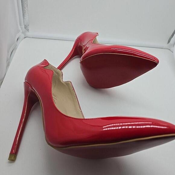 Jushee Red Heels Red Bottom Sophisticated Pointed Toe 6 - Picture 9 of 14